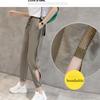 Women's Thin Harem Pants Summer Breathable Sweatpants Cropped Pants Quick Dry Ankle-length Trousers