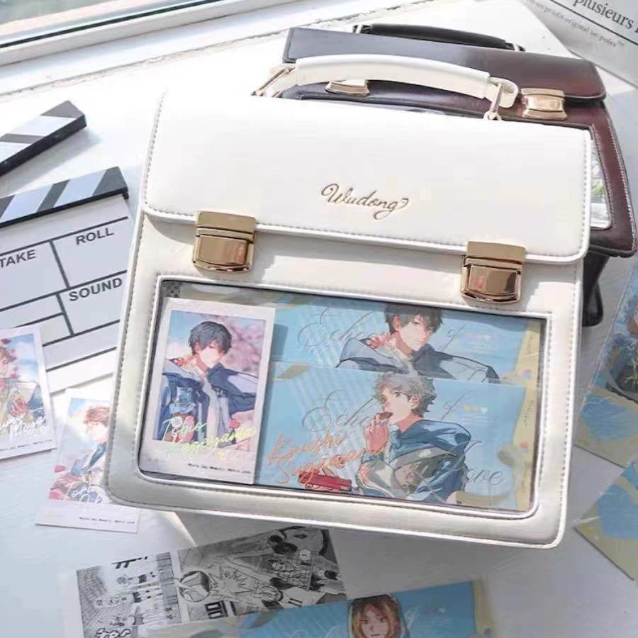 Niche versatile bag new trendy transparent high-end girl shoulder messenger bag bar bag woman
