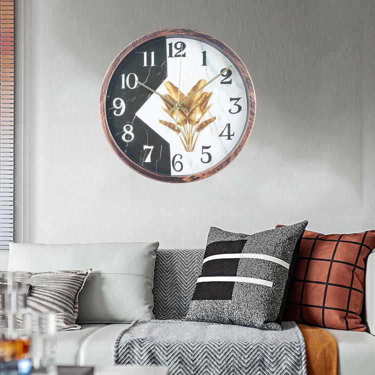 Clear Font, Simple Clock, Home Light Luxury, Versatile Decoration, Silent Wall Clock, Accurate Travel Time, Punch-free Quartz Clock