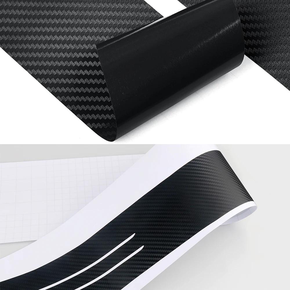 Samolepka na auto 2025 Hot Car Styling Zadní nárazník Znak Logo z uhlíkových vláken Samolepky na kufr Pro Tesla Model 3 Model S X Model Y Roadster