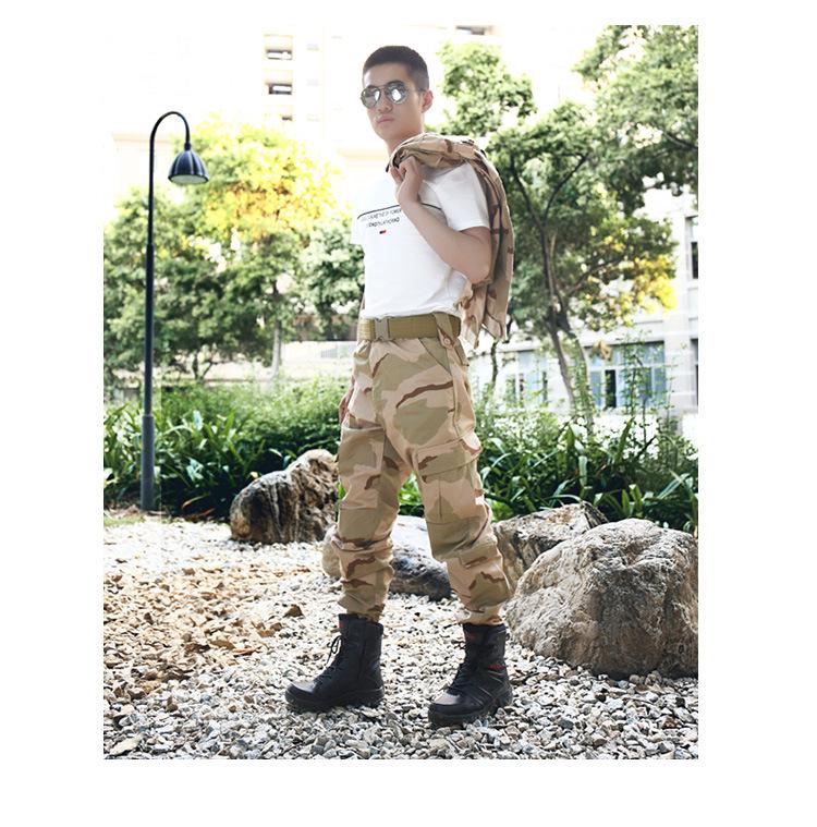 Plus Size Men's Military Combat Training Boots - Tactical Hiking Footwear