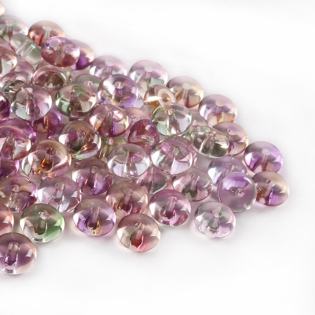 3X6Mm High-Quality Glass Rice Bead Abacus Loose Beads Diy Handmade Beaded Bracelet Necklace Jewelry Accessories