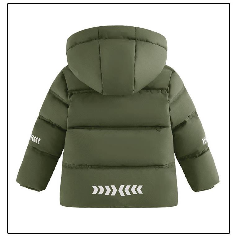 Boys Puffer Coat,Warm Hood Children's Winter Outerwear,Windproof Kids Down Cotton Jacket,Fleece Lined Casual Teens Snow Jacket