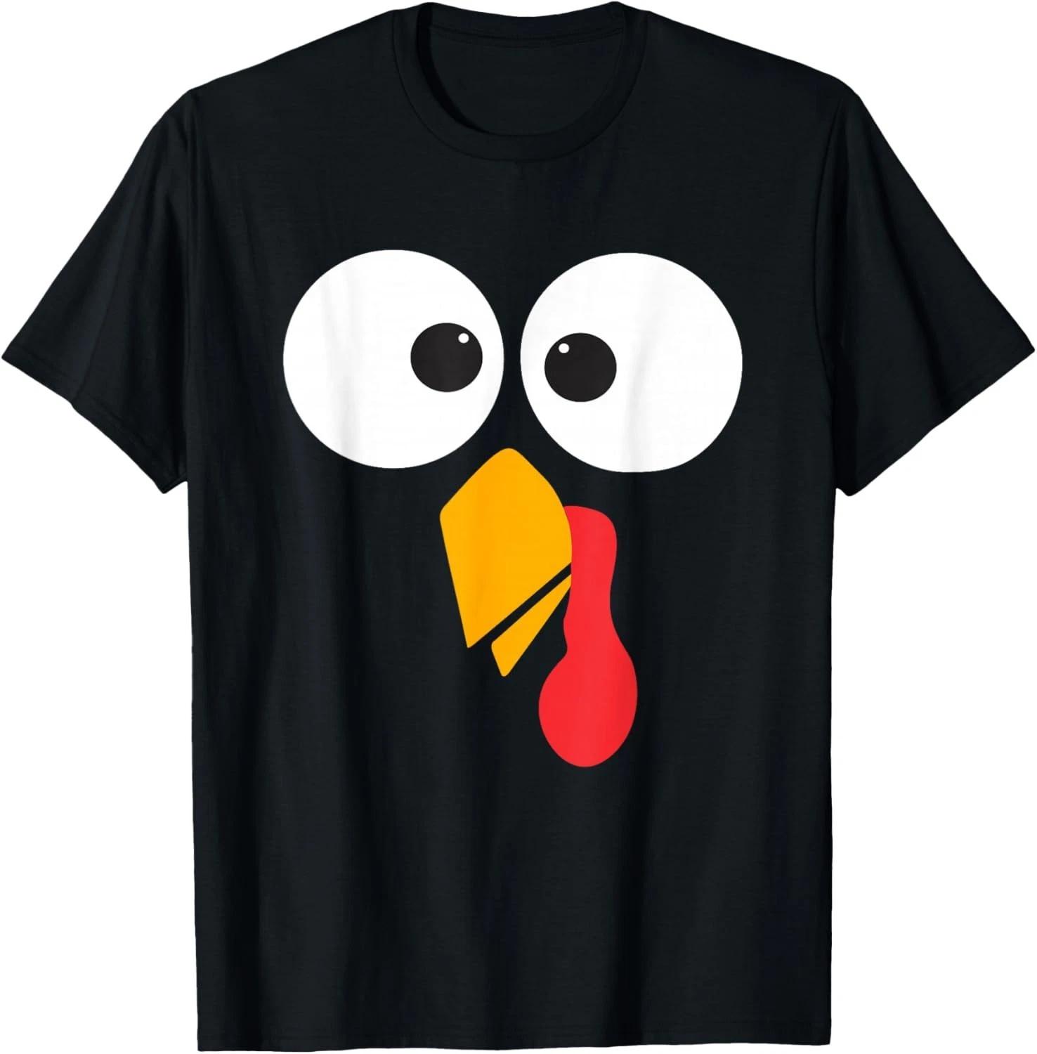 

Thanksgiving Turkey Face Matching Family Costume Cute Gift Unisex T-Shirt S