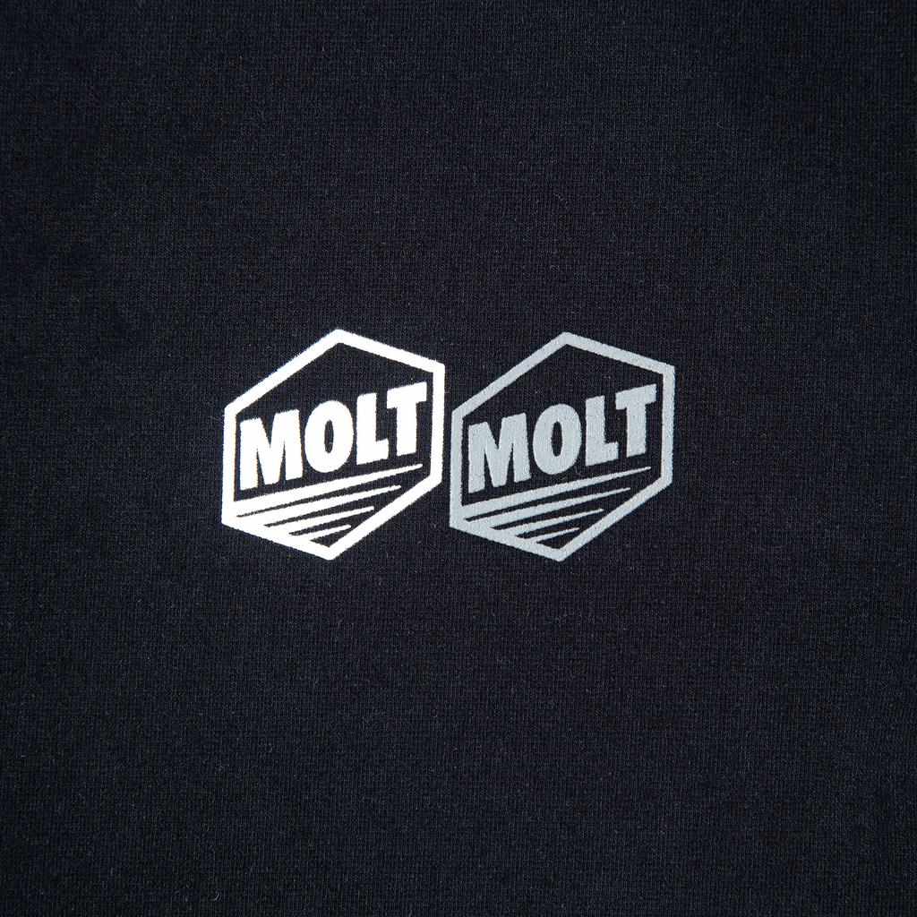 Molteu Signature Twin Logo Crop Top (Black)
