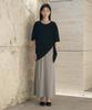 Siyajyu Sist9064 Flow Tension Banding Skirt_Mocha Gray