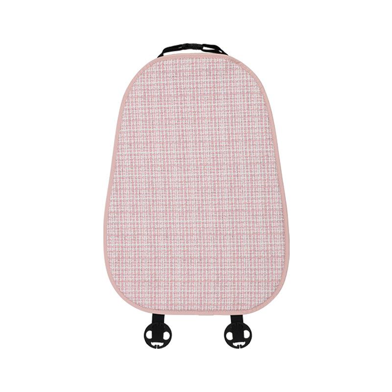 Růžový/béžový chránič potahu autosedačky jaro léto neklouzavý přední zadní sedadlo polštářek opěrka opěrka hlavy univerzální auto