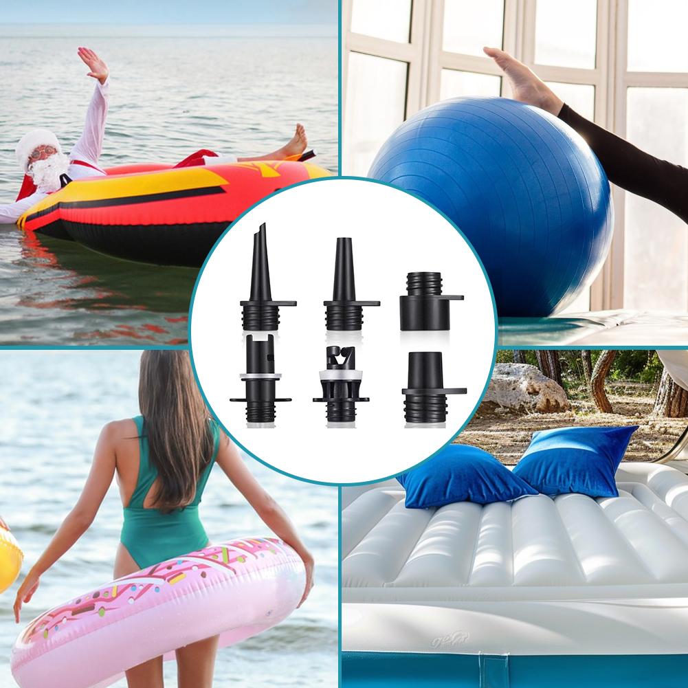6Pcs Kayak Air Pump Tube Adaptor Inflatable Boat SUP Pump Adapter Air-Pump Hose Connector Inflatable Boat SUP Accessories