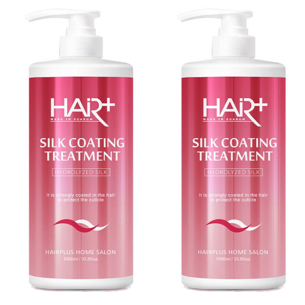 Hair Plus Seidenbeschichtungsbehandlung Roseberry Musk Duft 1L 2 Stück