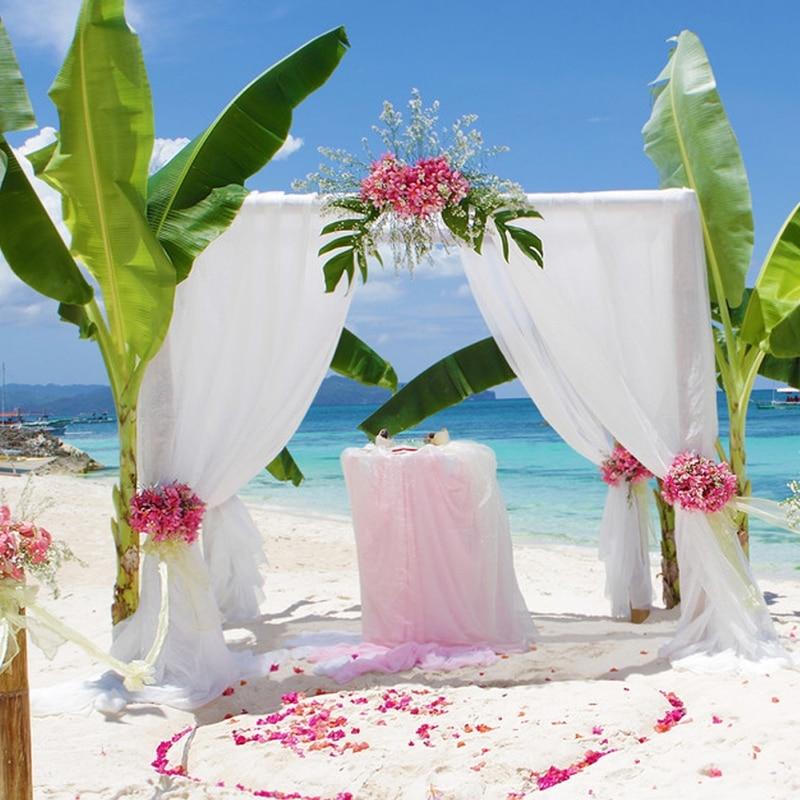 Una pieza de / decoración de bodas al aire libre decoración de bodas de  tela de fondo blanco cortina de tela fotografía de fondo decoración cortina  comprar a buen precio — entrega