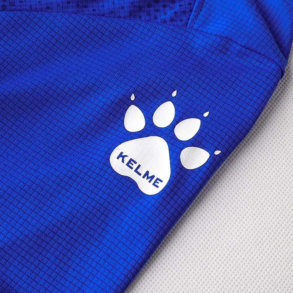 Kelme Men's Soccer Uniform Set, T-Shirt and Pants (Deep Blue, 3XL)