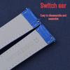 Quick Release Bamboo Pattern Leather Watch Strap - No Buckle, 14mm to 22mm