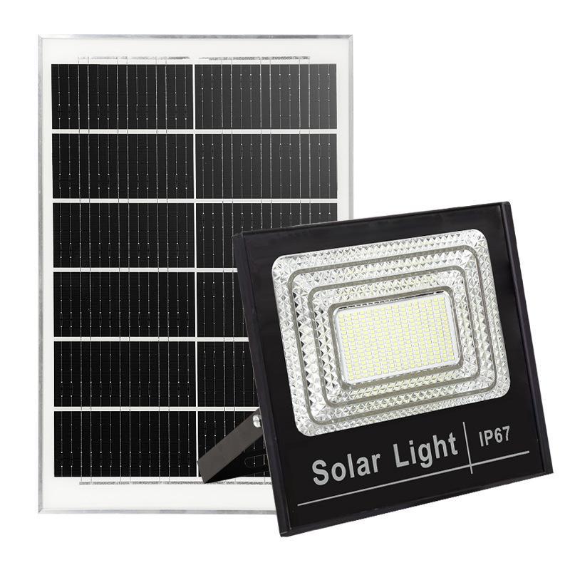 Solar Powered Led Flood Light Ip67 Waterproof Super Bright Output For Outdoor Yard Patio Garden Driveway Lighting