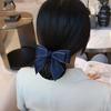 For Girls Nurse For Female Bow Spring Clip Ponytail Clip Korean Bun Snood Hairgrips Cover Net