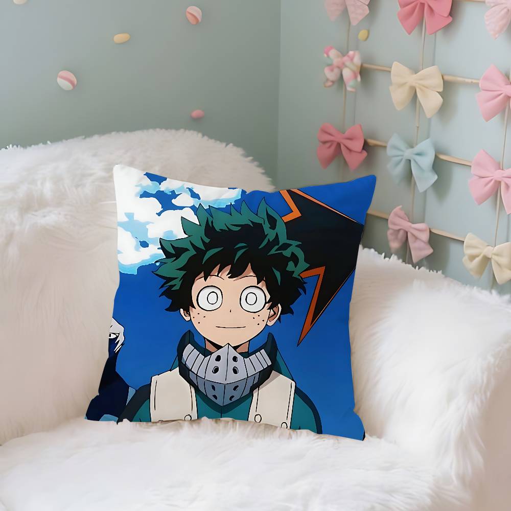 Cute Iizuku MidoriyaS Kawaii Throw Pillow Covers Pattern Cushion Cover Suitable For Sofa Bedroom Car Pillow Cover