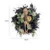 2023 New Halloween Mummy Wreath Countryside Door Hanger Wall Hanging Decor Window Decoration Simulation Garland