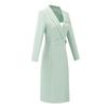 Elegantes Pendler-Anzug-A-Linien-Kleid