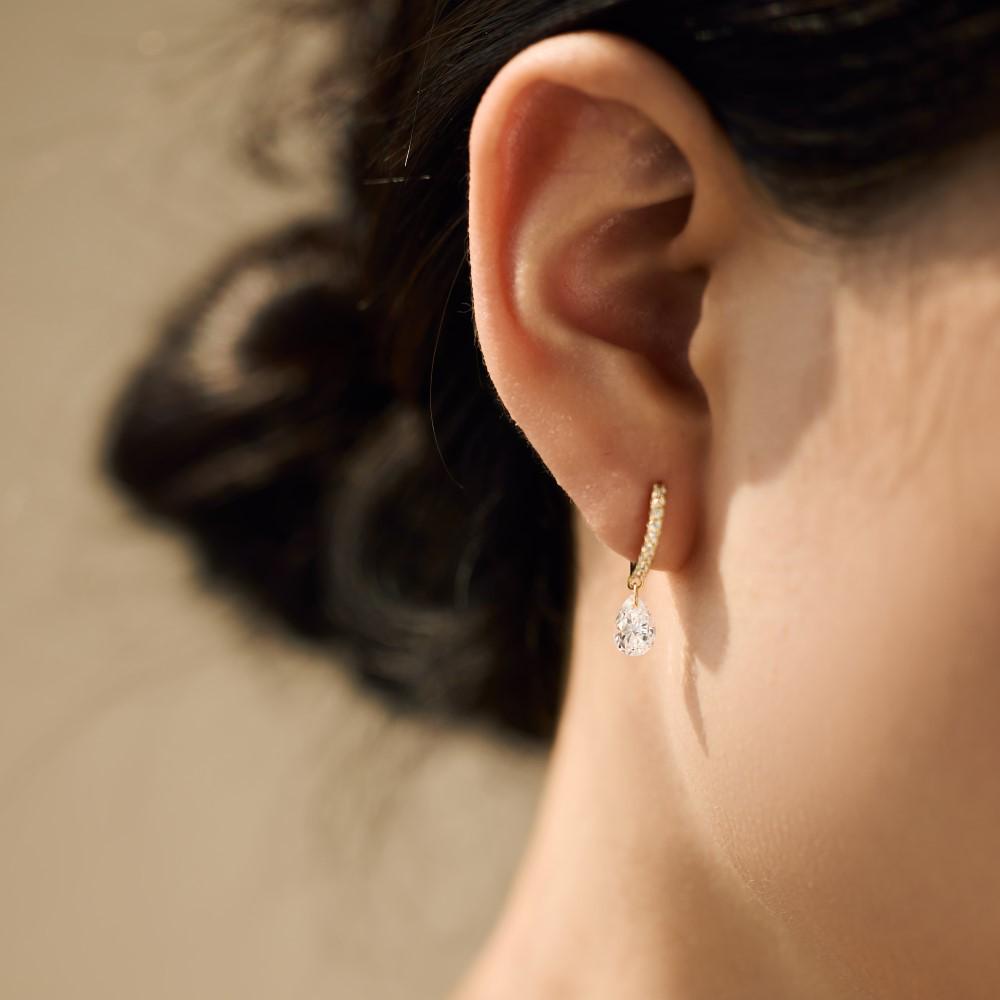 Japanische & Koreanische S925 Sterling Silber Geometrische Zirkon Ohrstecker für Damen - Elegantes, Vielseitiges, Leichter Luxus Modeaccessoire