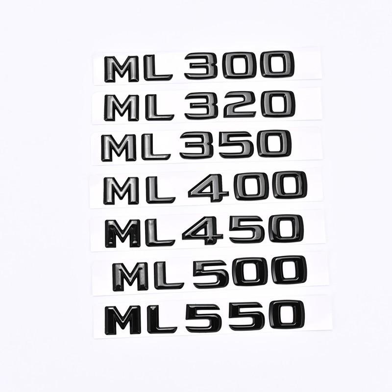 Compatible Mercedes-Benz ML Series Rear Emblem: ML300, ML320, ML350, ML400, ML450