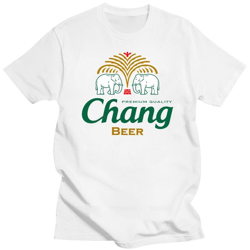 

New fashion teeshirt Chang Beer Thai Drink T Shirt Singha Lao Leo Tiger Carabow Bali Gift New From US male short sleeve top XL