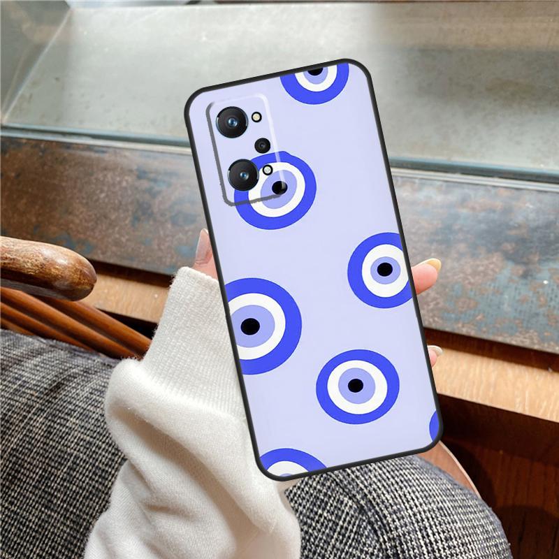 Lucky Eye Blue Evil Eye Print Case For Realme 15 Pro GT7 GT6 11 12 13 14 Pro Plus C55 C51 C53 C35 C33 C61 C65 C67 C71 C75
