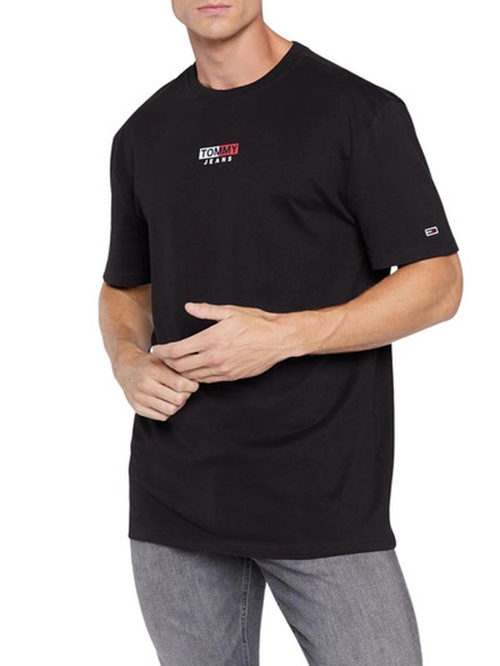 Tommy Jeans Regular Fit Men's T-shirt Black, Size M