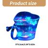 Changing Color Cup Love Heart Cup with LED Light Colorful Cups Drinking Cup Wine Cups PP Texture Suitable for Wine