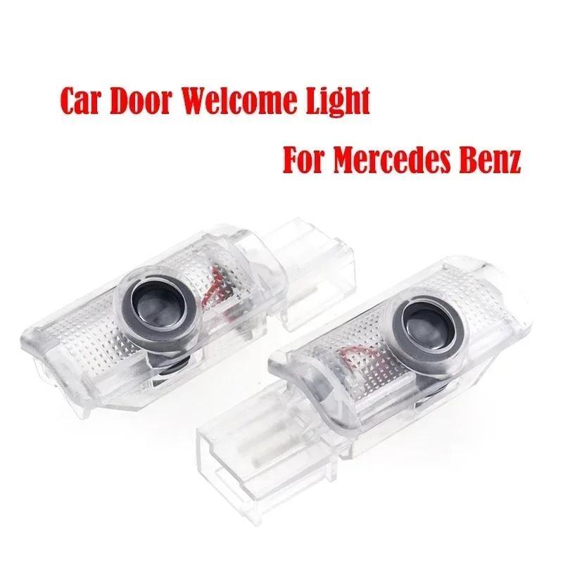 2-4pieces Door Welcome LED Light, Laser Light For Mercedes Benz X164 W215 W164 R GL ML M Class 4MATIC ML300 ML500 R300 R320