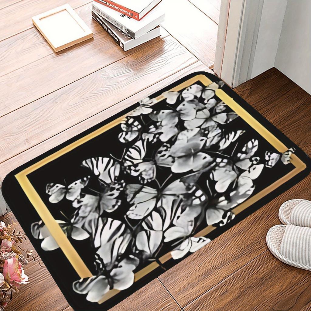 1PC 3D Pattern Kitchen Rug Non-Slip Door Mat Pop design Bathroom Rug Bath Mat Carpet for Home Sink Laundry Decor