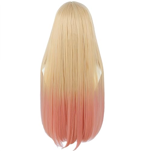 Linfairy Kitagawa Umi-chan Dyed Cosplay Wig, Heat-Resistant, Costume Accessory, Festival Wig