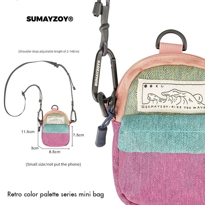 

Sumayzoy Mini Halterneck Portable Storage Crossbody Bag Wild Vine Purple S code