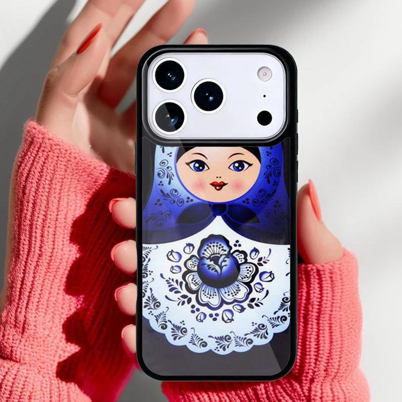 Cute Russian Dolls Matriochkas Phone Case for iPhone 17 16 15 14 13 Pro Max Back Cover for 12 11 Pro Coque
