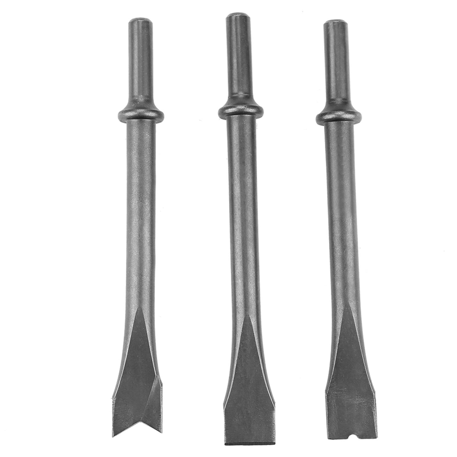 Hammer Chisel Set Extra   Round Shank Pneumatic Hammer Bit Set for Masonry Demolition