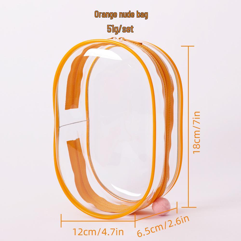18cm High-Transparency Vinyl Doll Case - Multicolor Stroller Bag with Hanging Option for Anime Collectibles
