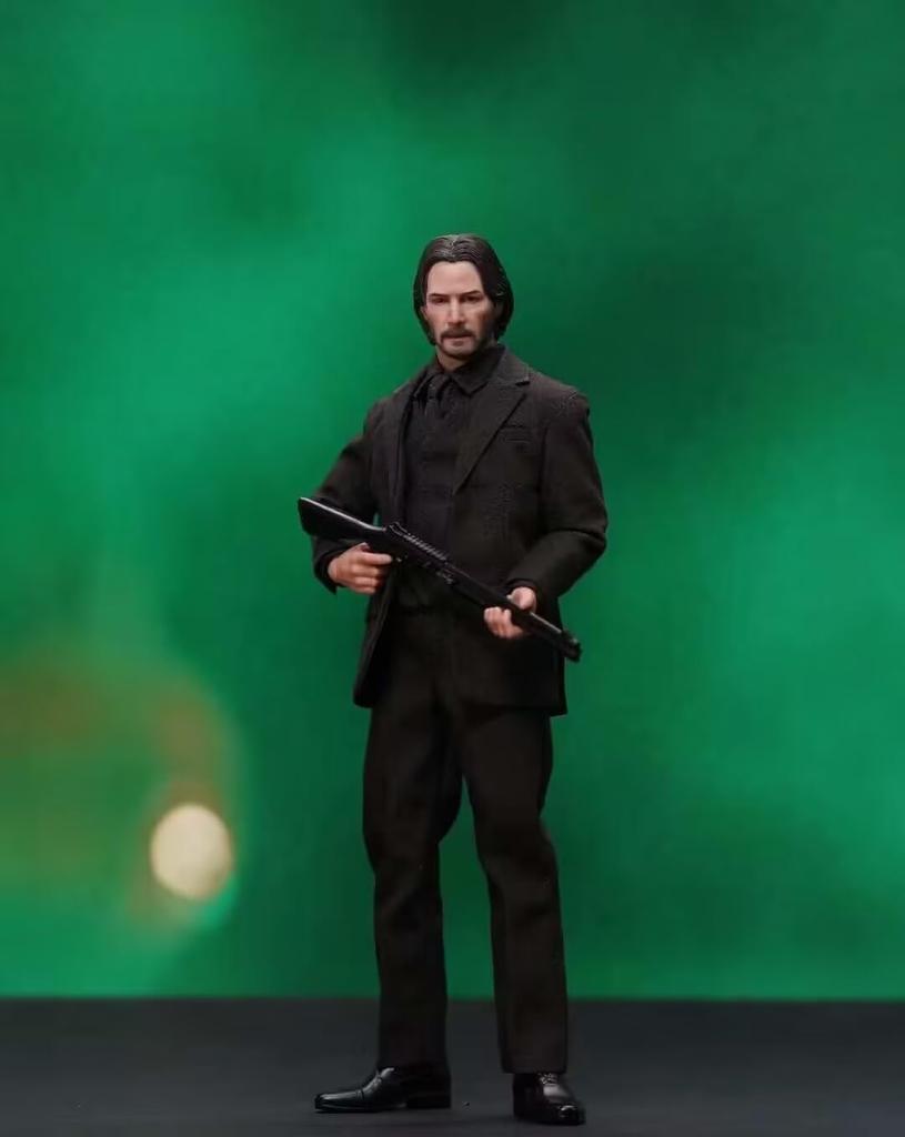 Manipple Studio MS-02 1/12 John W. Killer John Black Suit 1/12 Scale Figure Keanu Wick