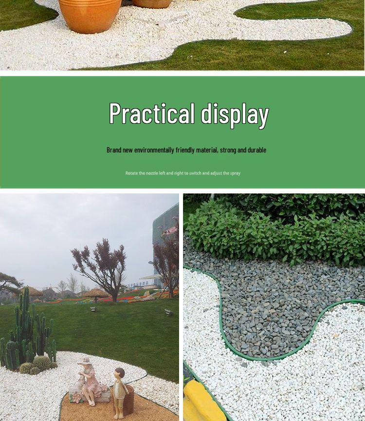 Garden Grass Stone Isolation Belt & Municipal Tree Root Barrier Weed Guard