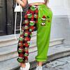 Women's Casual Fashion Christmas Printed Casual Sweatpants Elastic Waist Drawstring Pants