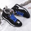 New Winter Men's Snow Boots Waterproof Men Winter Ankle Boots Big Size Plush Shoes Outdoor Hiking Shoe Warm Sneakers Men Shoes
