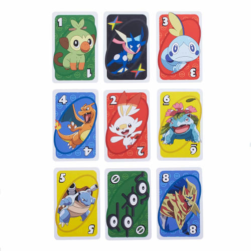 Mattel Game UNO Uno Pokemon Card Game Party Game for 2-10 players Ages 7 and up GNH17