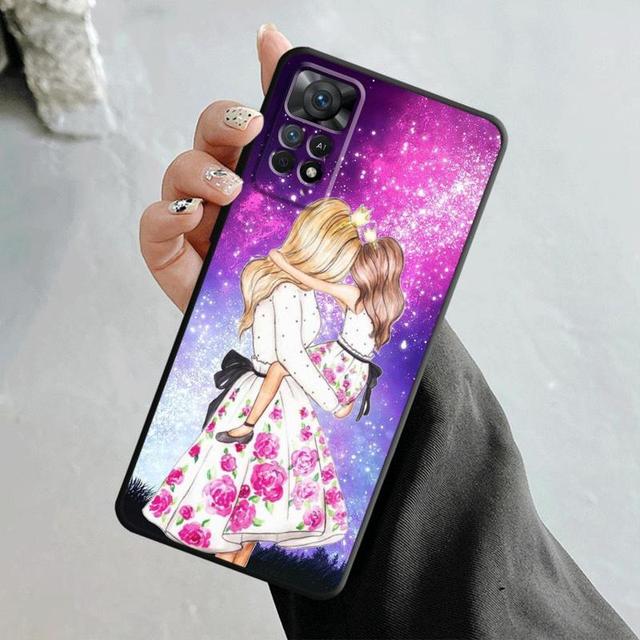 Husa de telefon pentru Xiaomi Redmi Note 12 11t 11s 11 10 8 Pro 9 9s 9t 8t pentru Mi 10 8 9a 9c 10c K40 Moda Femeie Fata Super Mama Bebeluş