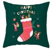 New Christmas Snowman Pillowcase Christmas Illustration Home Cushion Cover