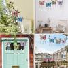 Promotion! DIY Painting Wind Chime Double Sided Paint Hanging Ornament For Garden Wind Spinner Butterfly 6 Pieces