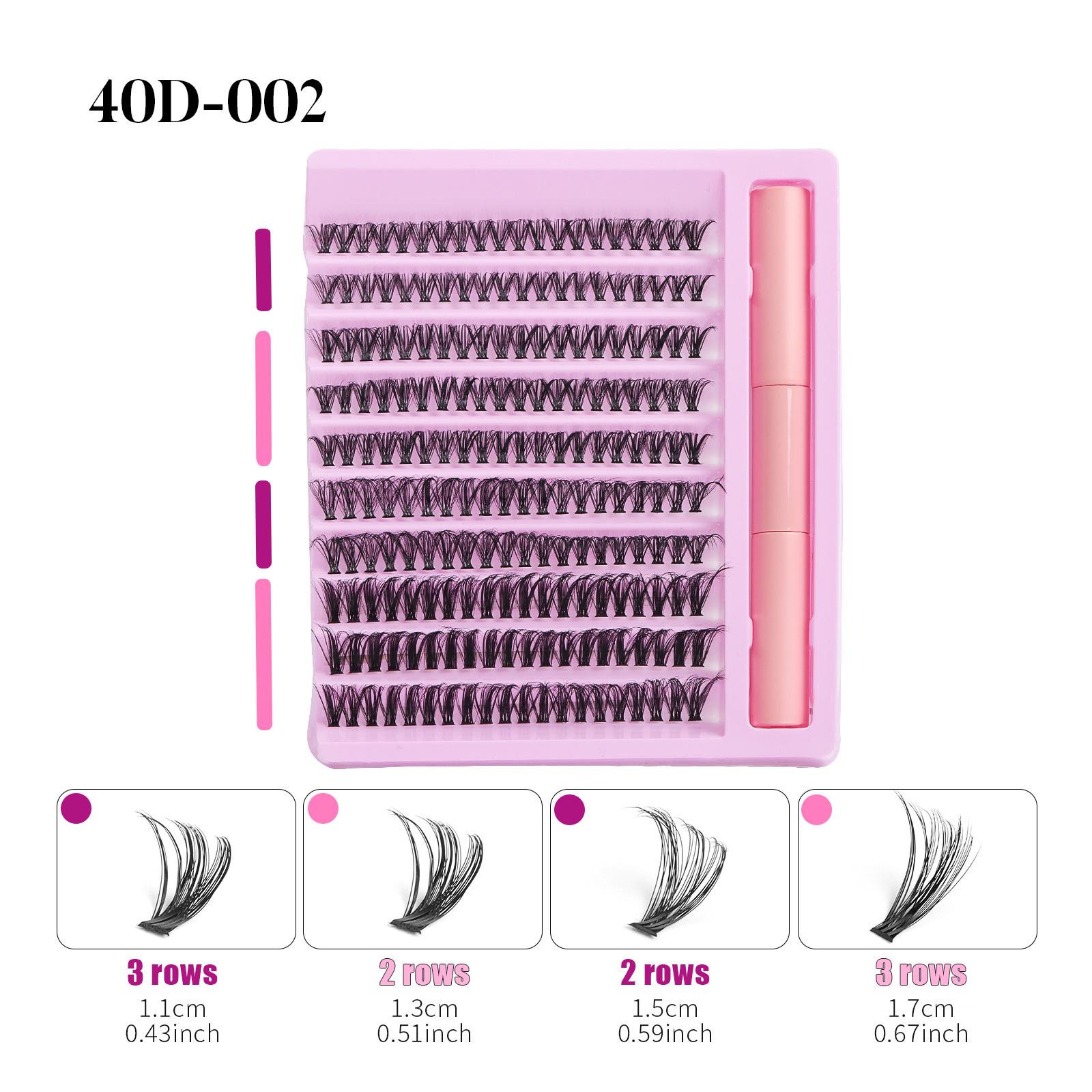 

«Накладные ресницы «рыбий хвост» Cross Lazy Trilogy — 10 рядов отдельных пучков ресниц для Европы и США». Стиль