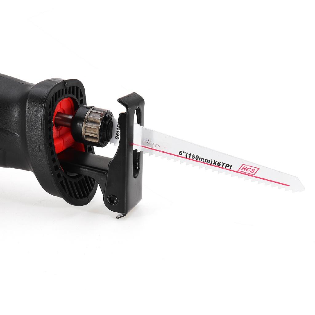 220V 50Hz Electric Reciprocating Sabre Saw 2 Blades Wood Metal Plastic Pruning 900W