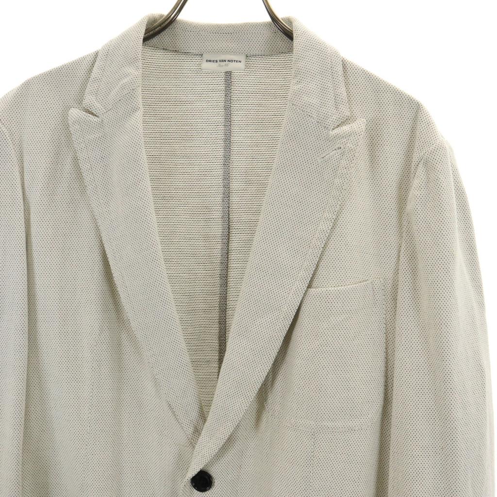 DRIES VAN NOTEN Made in Bulgaria tailored jacket 46 white Men's Used