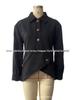 European Autumn/Winter Women's Asymmetrical Button Wool Coat