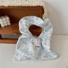 New Thin Cloth Bag Tote Bag Women's Broken Flower Canvas Bag Hand Carry Wrist Bag