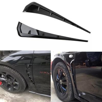 Universal Sport Black Side Fender Air Vents Wing Cover Trim Car Accessories Side Spoiler Decoration