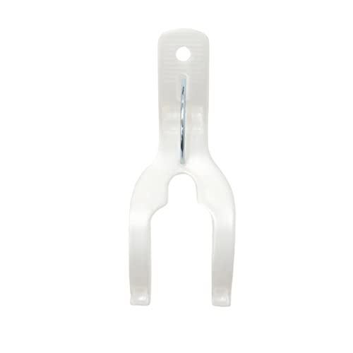 Towa Sangyo Heavy-Duty Neosul Wide Pole Clothespins, White/Blue, Approx. 4.4 X 3.4 X 9cm, Pack of 10