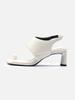 Then Summer Toe Sandal Heels / White